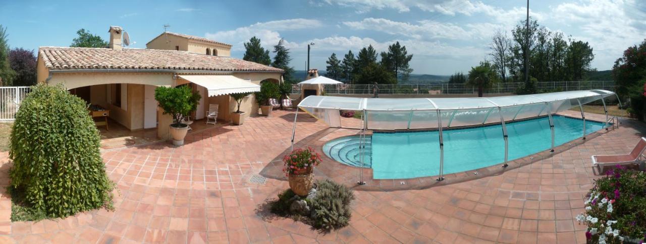 Villa Lazuel, Piscine Privative Chauffee, Vue Panoramique Et Jardin Clos Aubenas Exteriör bild