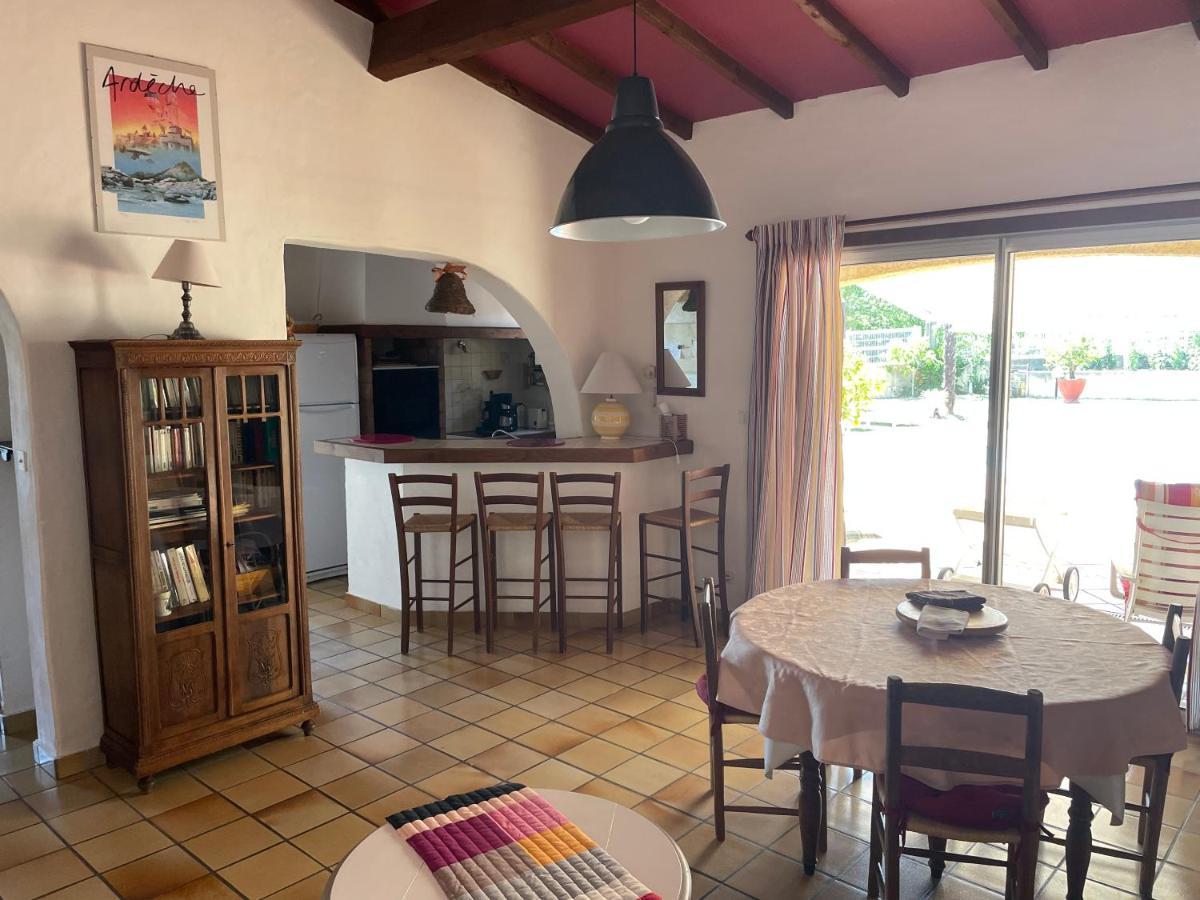 Villa Lazuel, Piscine Privative Chauffee, Vue Panoramique Et Jardin Clos Aubenas Exteriör bild